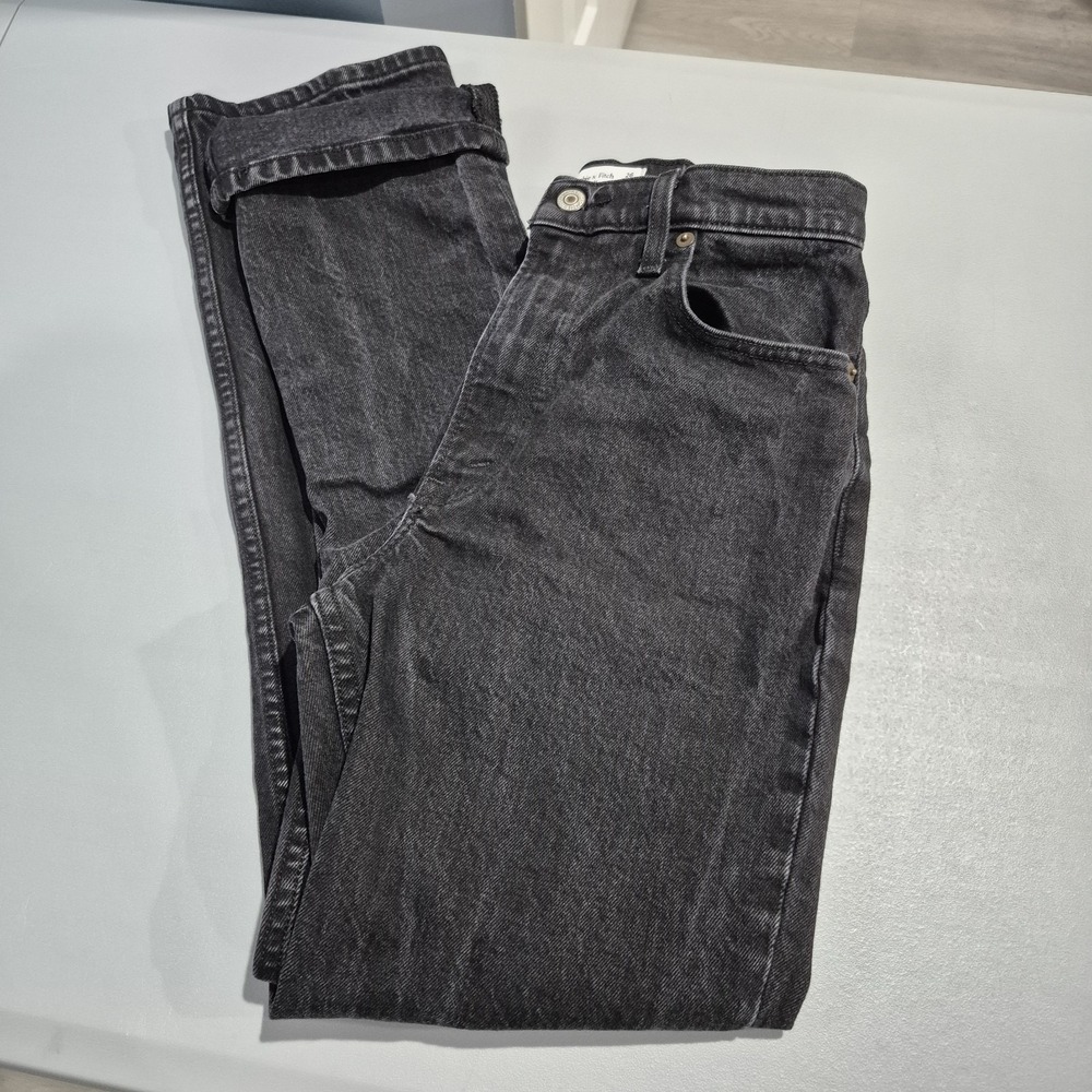 Abercrombie & Fitch Jeans Womens 2 26 Black Curve Love 90s Ultra High Rise